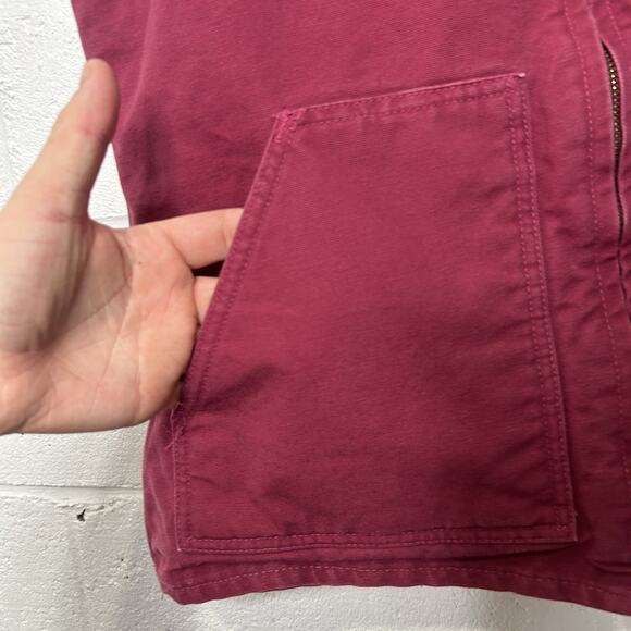 Vintage Carhartt Sherpa-Lined Vest “Ruby” WV001 RBY - Picture 4 of 8